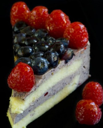 蓝莓慕斯蛋糕做法
