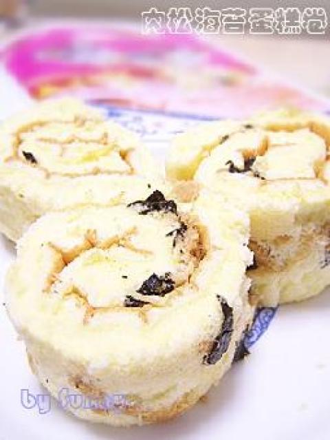 肉松海苔蛋糕卷做法