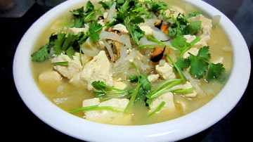萝卜蛤蜊豆腐粉丝汤做法