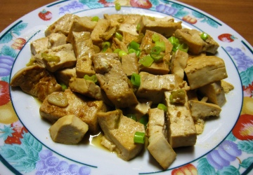 小葱烧豆腐做法