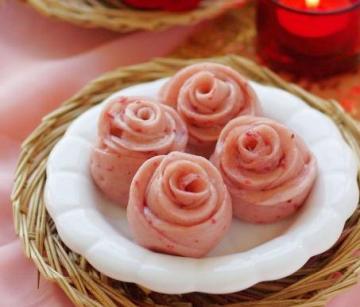 情人节专供的浪漫玫瑰小花卷做法