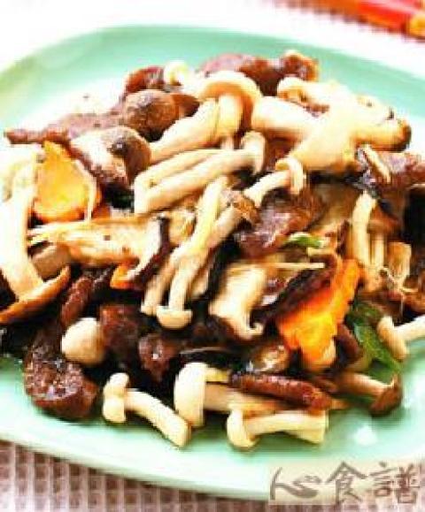 菌菇炒牛肉做法