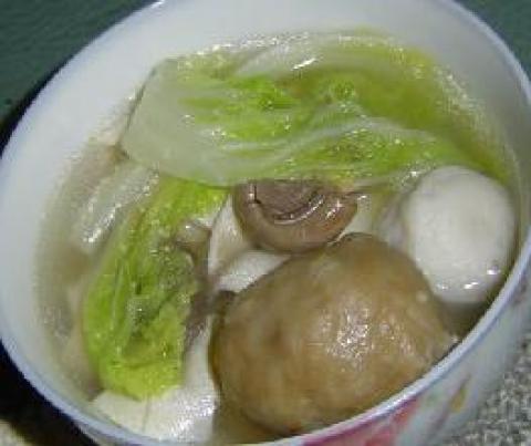 团圆饭丸子白菜汤做法