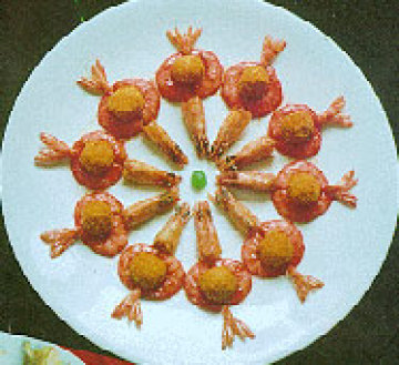 海派菜谱三味灯笼虾做法