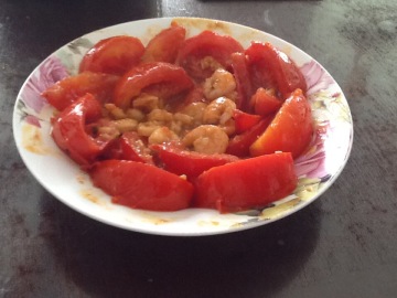 番茄炒虾做法
