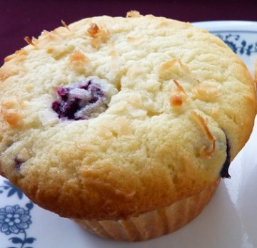 蓝莓椰子磅蛋糕麦芬做法