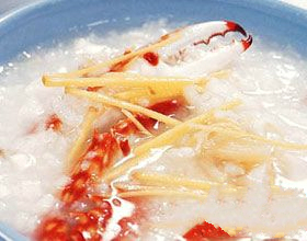 蟹肉粥做法