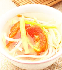 黄豆芽蕃茄汤做法