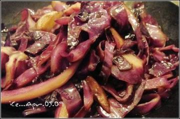 酸溜紫耶菜做法