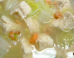 豆腐炖菜心做法