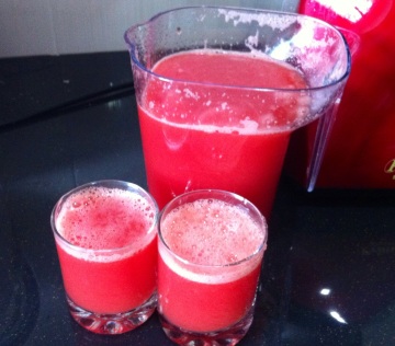 西红柿西瓜汁做法