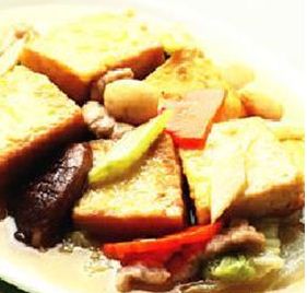 白菜烩豆腐做法