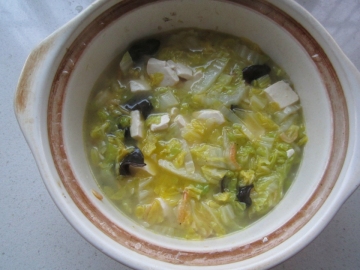 白菜豆腐虾皮汤做法