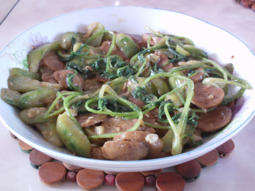丝瓜焖牛肉丸做法