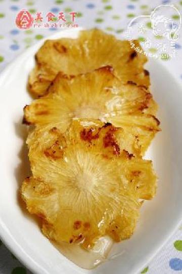 蜂蜜烤菠萝做法