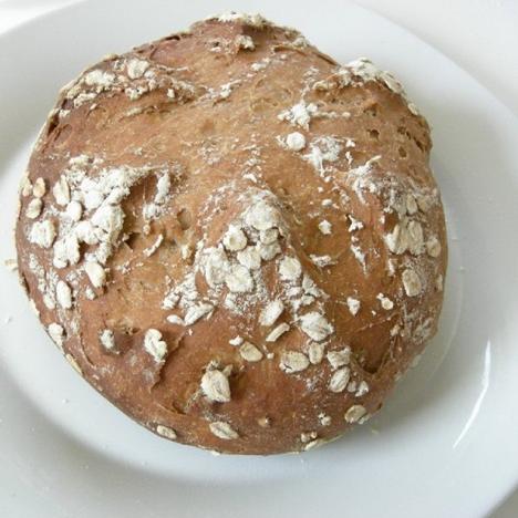 燕麦面包 oatmeal bread做法
