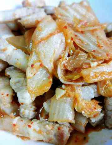 韩国泡菜 (KIMCHI) 炒肉片做法
