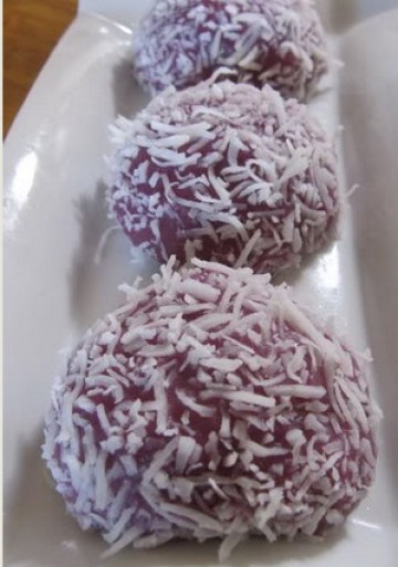 紫薯糯米糍做法