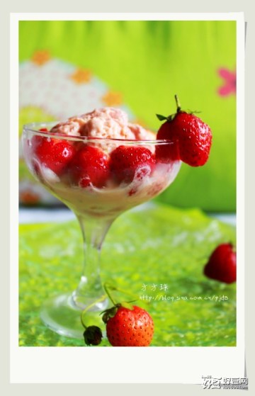 草莓冰激凌做法