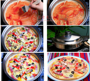 在家里不用烤箱一样可以做出香浓拉丝的披萨做法