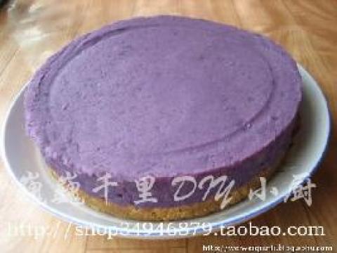 紫薯蛋糕-免烤的蛋糕做法