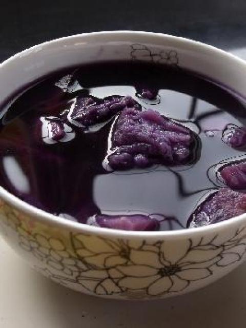 紫薯糖水做法