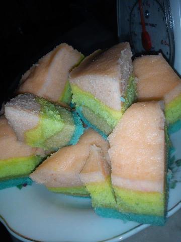 Rainbow Cake♥♥做法