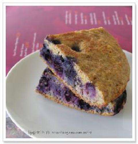 蓝莓麦麸玉米饼做法
