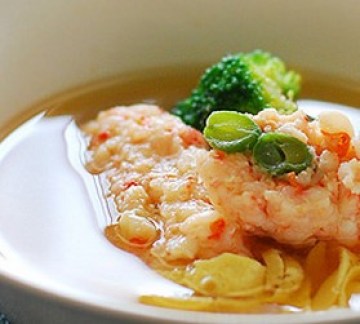 鲜虾团味曾汤做法