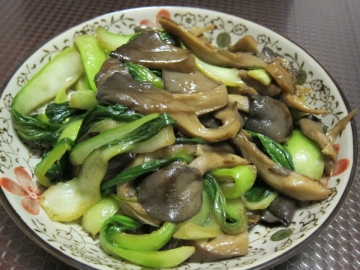 蘑菇油菜做法