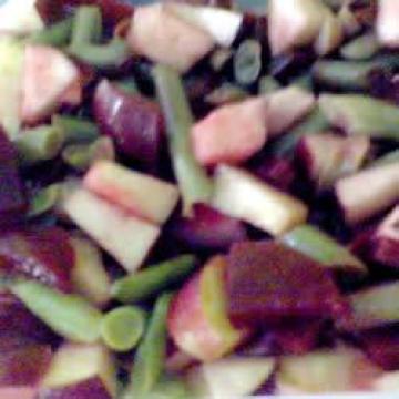 甜菜四季豆苹果沙拉做法