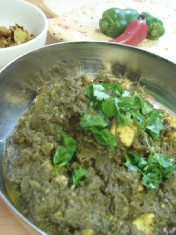 简易版印度菠菜咖喱饭做法