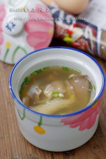 鲜蘑猪肝汤做法