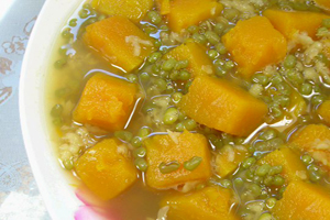 南瓜绿豆汤做法