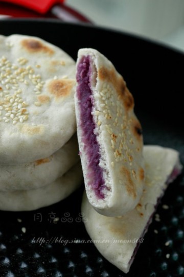 紫薯烙饼做法