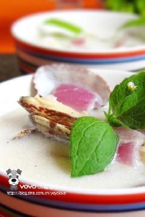 白酒蛤蜊奶油浓汤做法