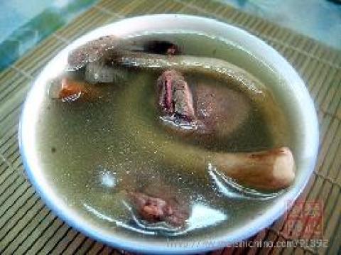 茶树菇煲老鸭汤做法