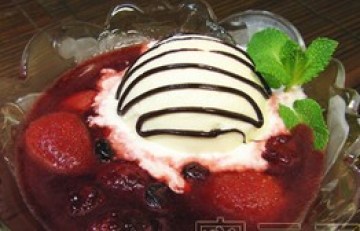 烩黑红莓冰激淋做法