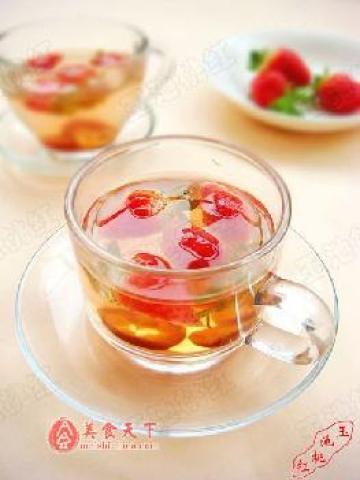 草莓山楂消脂茶做法