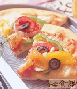 彩椒时蔬披萨做法