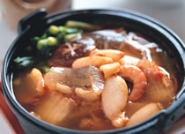 韩式海鲜杂炊做法