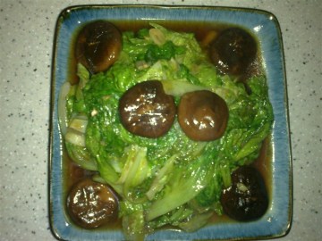 蚝油香菇生菜做法