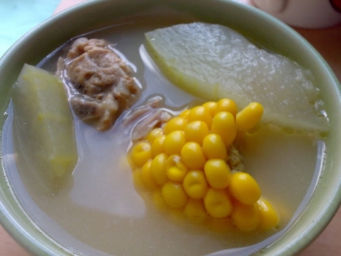 玉米冬瓜排骨汤做法