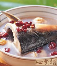 栗子红豆鱼头汤做法