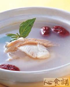 雪蛤红枣鲷鱼汤做法