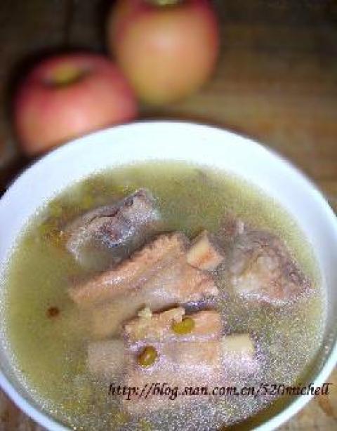 绿豆排骨汤做法