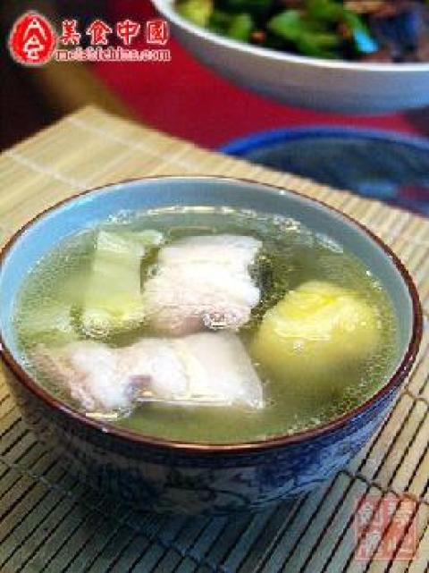 冬瓜扁豆猪骨汤做法