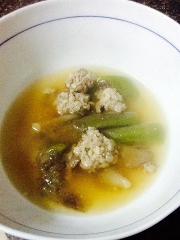 丝瓜平菇圆子汤做法