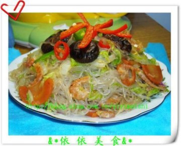 虾米粉丝烩大白菜做法