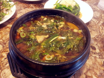 韩式芥菜大酱汤做法